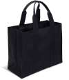 BR202 Brand Lab Canvas Wrap Tote Bag Black/Black colour image